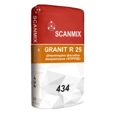 SCANMIX - 434 GRANIT R25 Короїд Штукатурка декоративна (25 кг)