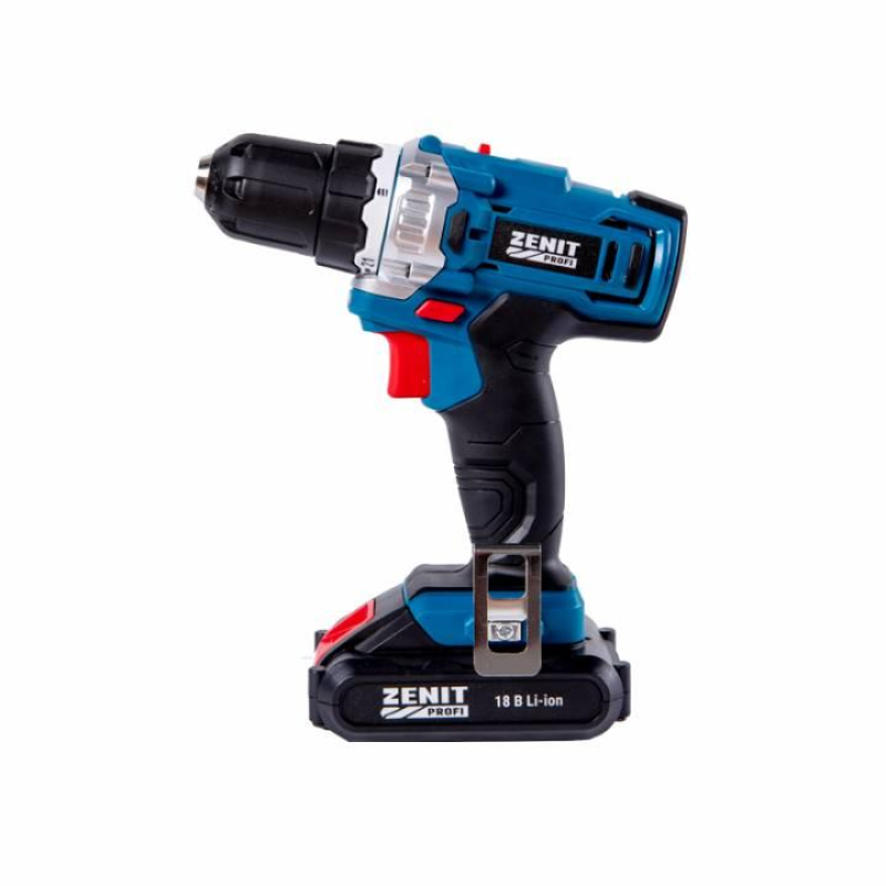 Шуруповерт акумуляторний ЗША-18/2 Li  профі Зеніт 850855