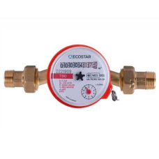 Лічильник гарячої води ECOSTAR DN15 1/2“ L110 E-C 2,5(зі штуцерами)