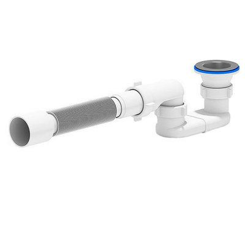 Сифон для душового піддону 1 1/2*40 с г/тр 40х50 Ani Plast Е016EU