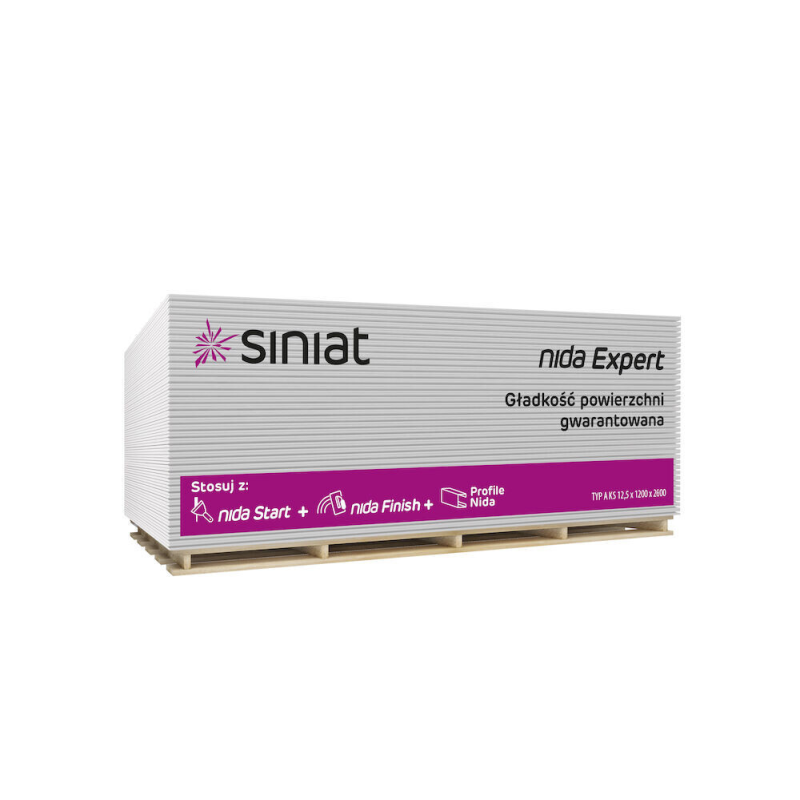 ЛГК Siniat NIDA Expert 12,5мм (1,2 х 2,6м)