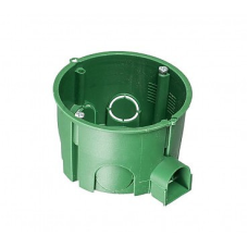 Підрозетник євро (зелений) збірний з шурупом d60