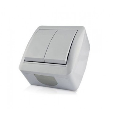 Вимикач 2-й зовнішній IP44 Viktori GISelt