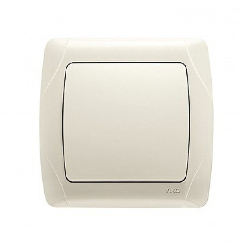 Вімікач 1 склі Кармен крем