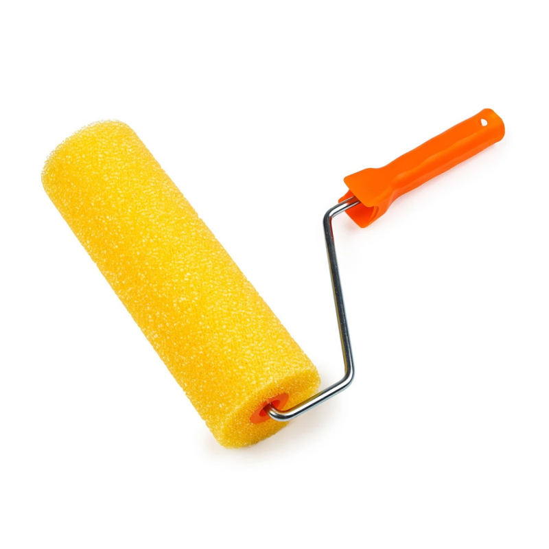 Валик структурний Шорсткий 8х80х250мм POLAX (з ручкою) 21-006