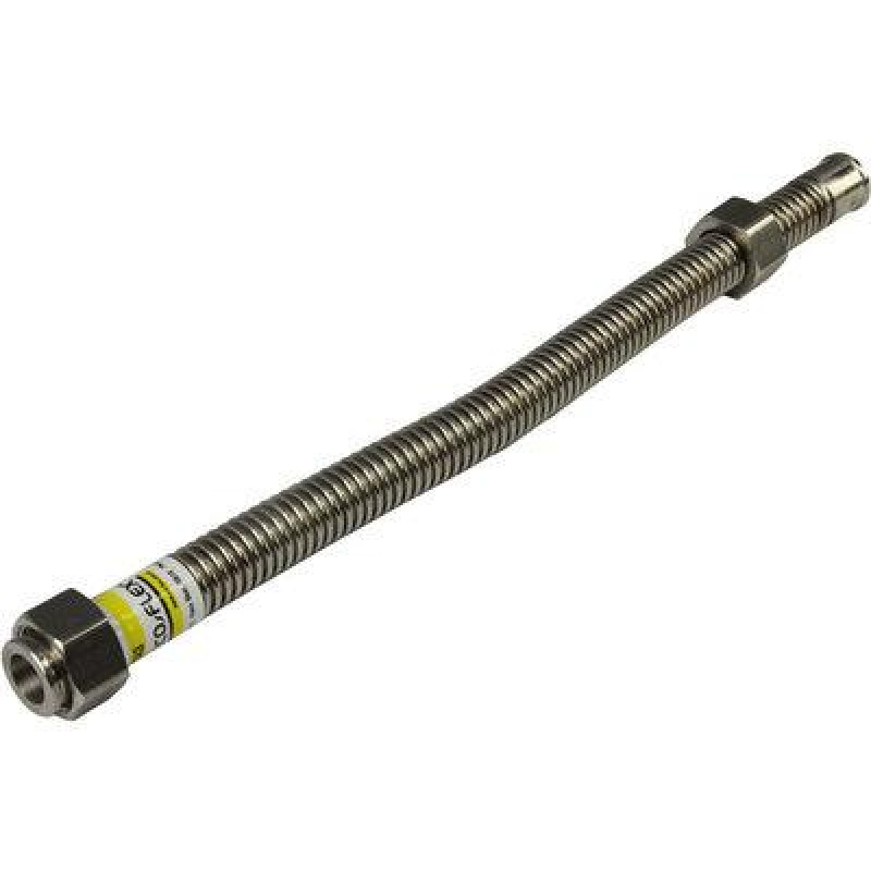 Шланг сталь. для газу 1/2“х1/2“ 0,8м Ecoflex