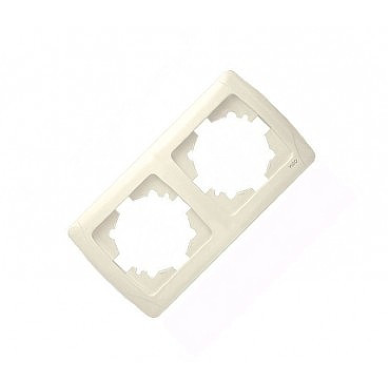 Рамка 2-тя горизонтальна Кармен крем