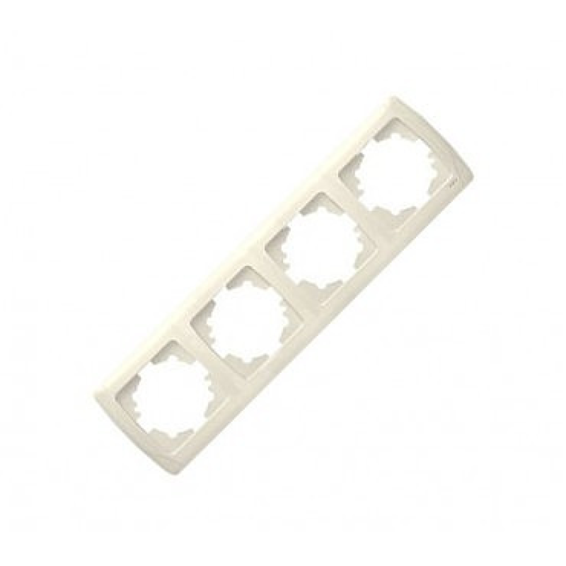 Рамка 4-тя горизонтальна Кармен крем