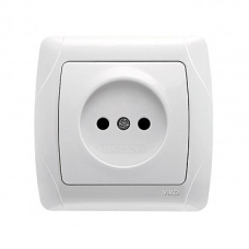 Розетка 1 сккр без/зем Кармен