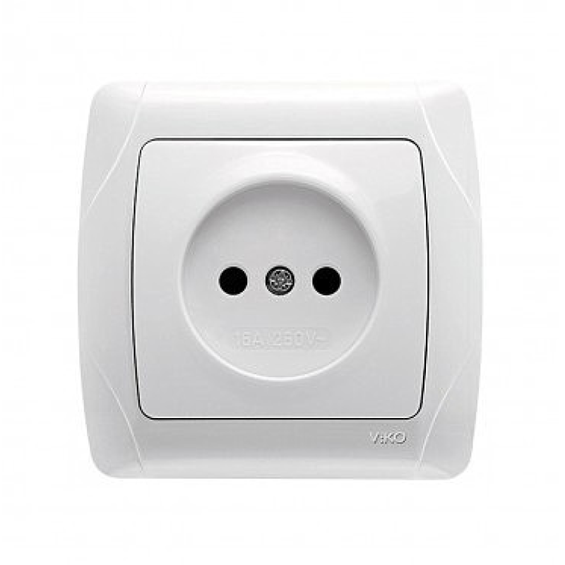 Розетка 1 сккр без/зем Кармен