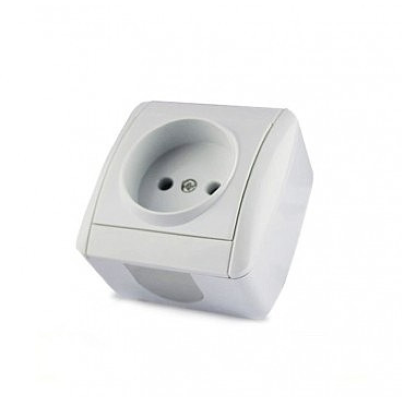 Розетка 1-а зовнішня без/зем Viktori GISelt
