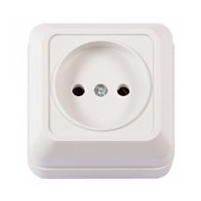 Розетка без/зем LUXEL OPERA (білий) 2001