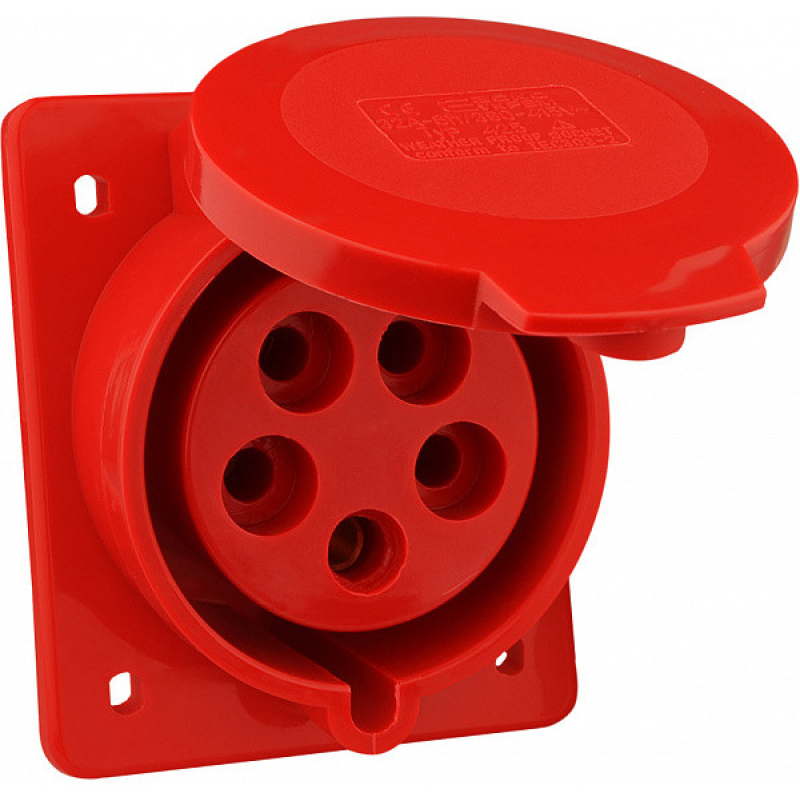 Розетка (гніздо) врізна ГВ 32А/5 3Р+N+РЕ (425)