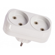 Двійник вертикальний без/зем LUXEL 1015