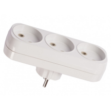 Розгалуджувач потрійний вертикальний без/зем  LUXEL 1017