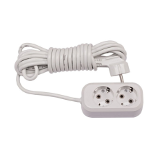 Подовжувач 2 гнізда з/зем 3м AURA LUXEL 7313