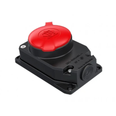 Колодка 1 ГН трифазна настінна каучукова FAR