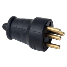 Вилка пасма трифазна каучукова FAR