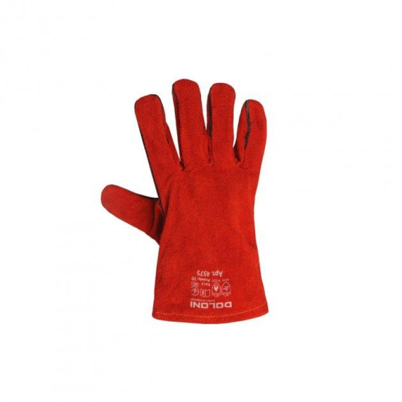 Рукавички DOLONI (4575) КРАГА червоні