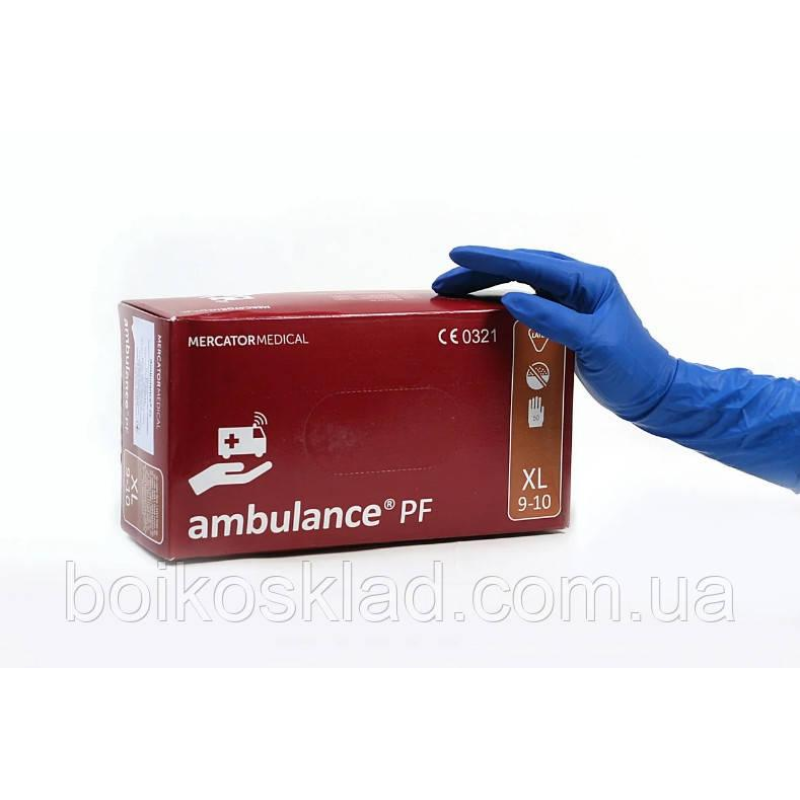 Рукавички гумові “Luximed“/Амбуленс ХL, короб, 25 пар