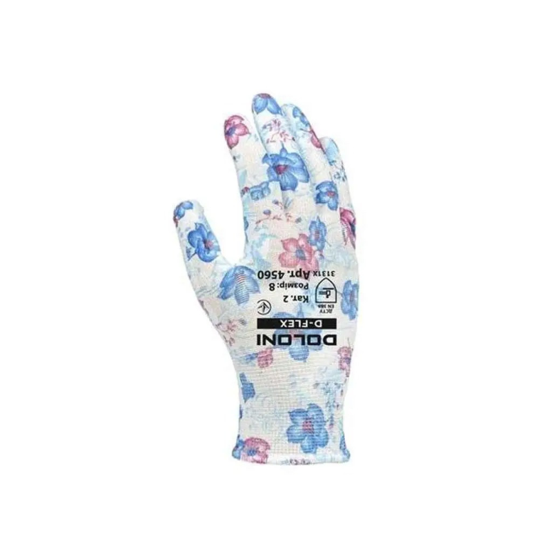 Рукавички DOLONI білі, поліуретан, 8 розмір 4560