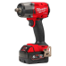 Гайковерт акумуляторний 1/2“ Milwaukee, M18 FMTIW2F12-502X, 881Нм (зар.пристрій,2акум.X5Ar,HDкейс) 4933478450