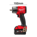 Гайковерт акумуляторний 1/2“ Milwaukee, M18 FMTIW2F12-502X, 881Нм (зар.пристрій,2акум.X5Ar,HDкейс) 4933478450