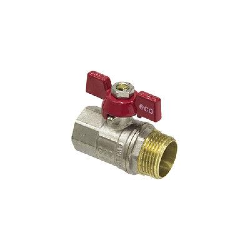 ST80 Кран кутовий 1/2“х1/2“ Прапорець