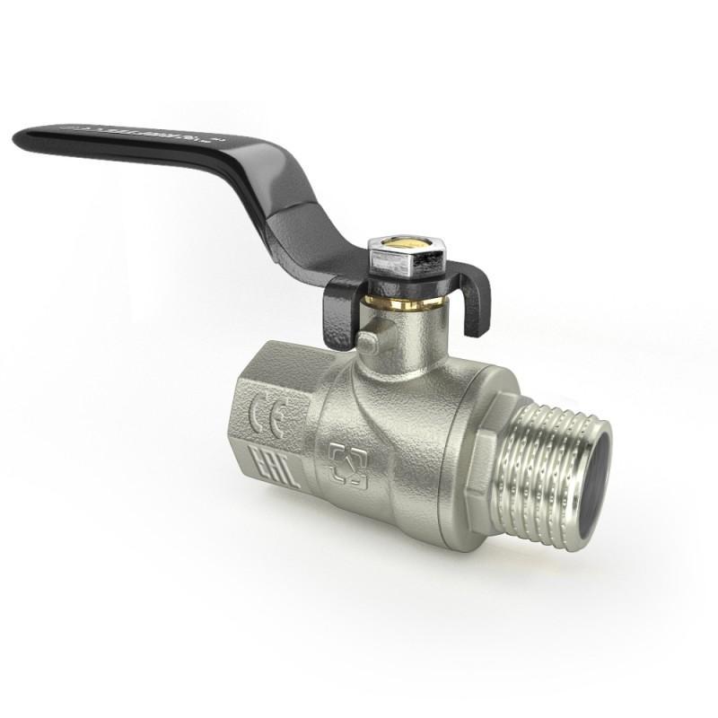 Кран Кульовий Raftec ЗВ 3/4“ Чорна ручка DRH21