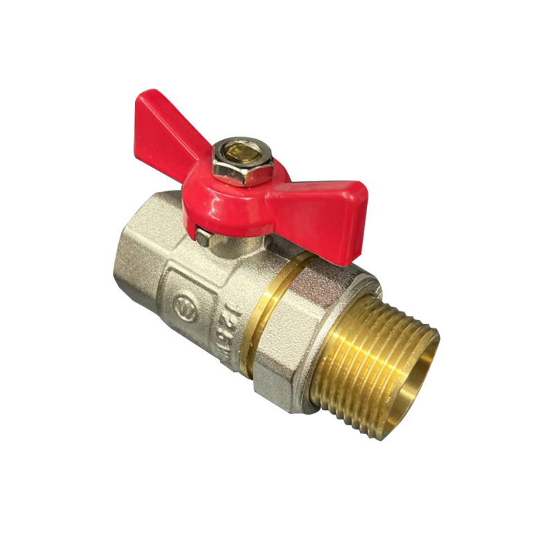 Кран Куль. з американкою DN15 (1/2) Метелик Кран Куль. з американкою DN15 (1/2) Метелик