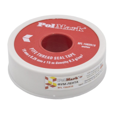 Фум лента PROFI POLMARK 15Мх0,25mm х19mm PTFE
