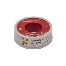 Фум лента WATER POLMARK 10Mх0,1mm х12mm PTFE