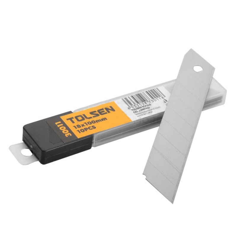 Леза сегментні 18мм 10шт Tolsen 30011