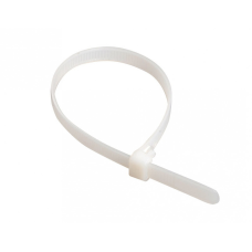 Хомут нейлон 5*200 білий Apro 100шт