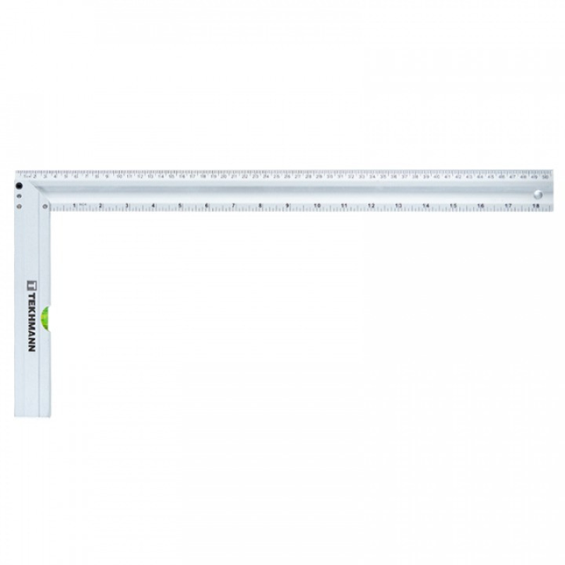 Кутник із вбудованним рівнем 500мм Tekhman 9000500