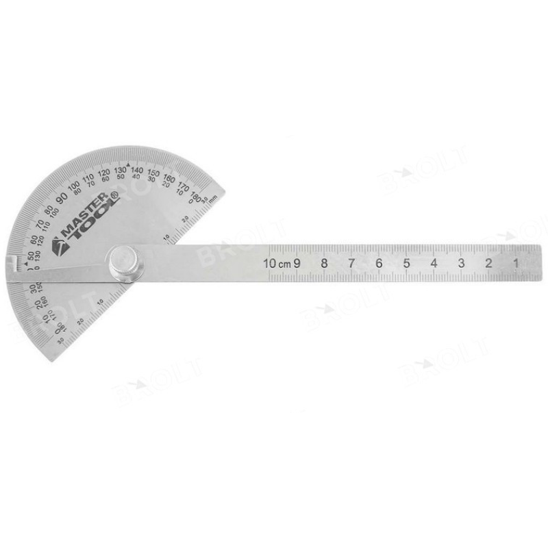 Кутник-транспортир Mastertool 150х90мм