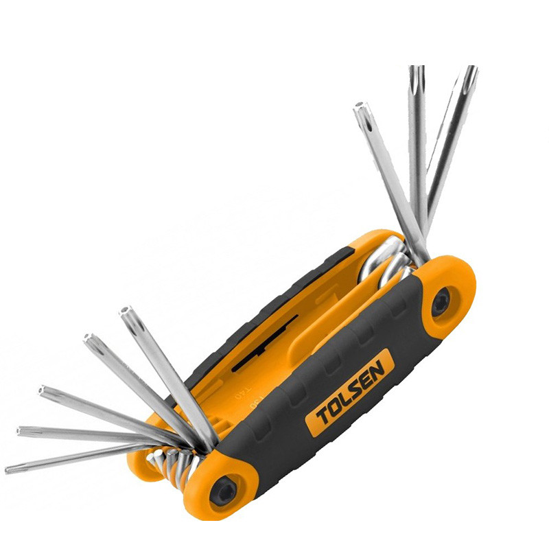 Комплект ключів Torx 8 розмірів Т9-40 Tolsen 20069