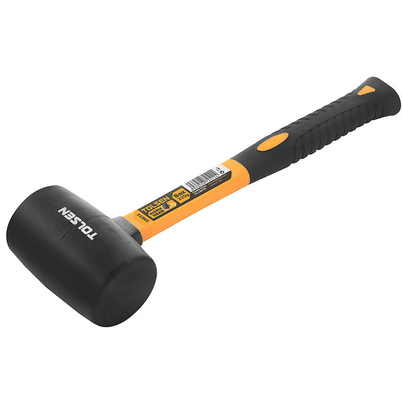 Киянка гумова 900г чорна Tolsen 25038