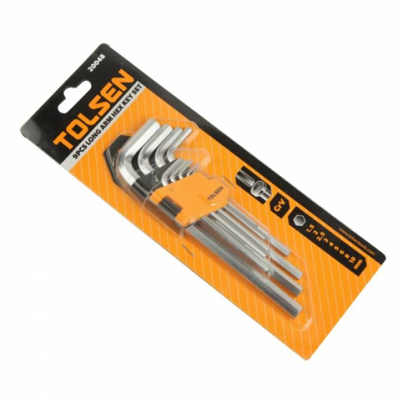 Комплект шестигранних ключів 9шт 1,5-10мм Tolsen 20048