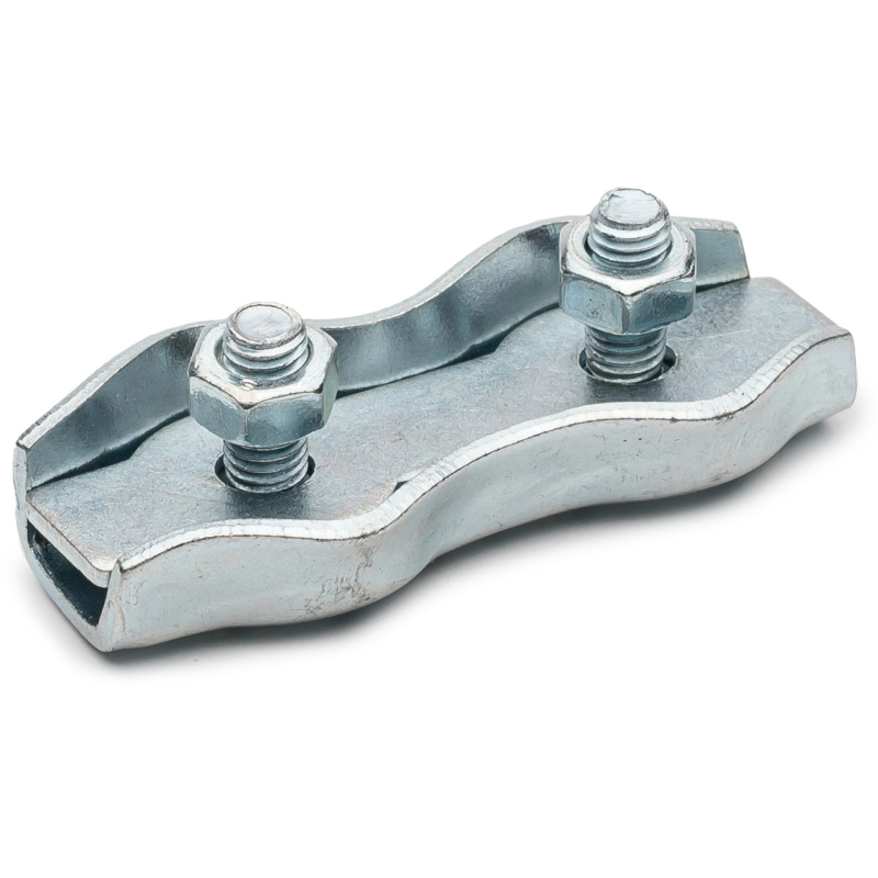 Затискач для троса подвійний 2 мм