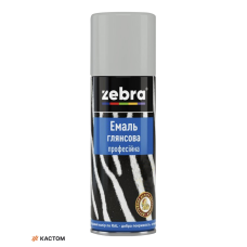 Емаль глянсова професійна 400мл ZEBRA 138 RAL7035 Світло-сірий