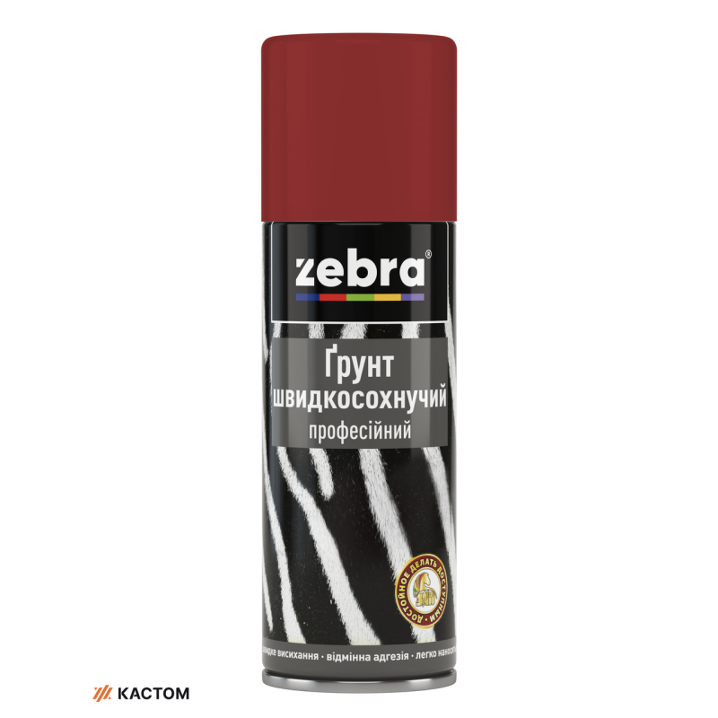 Грунт швидкосохнучий 400мл ZEBRA 87 Червоно-коричневий
