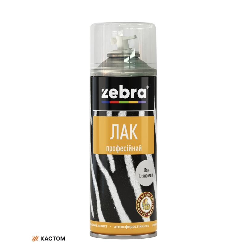 Лак глянсовий 400мл ZEBRA