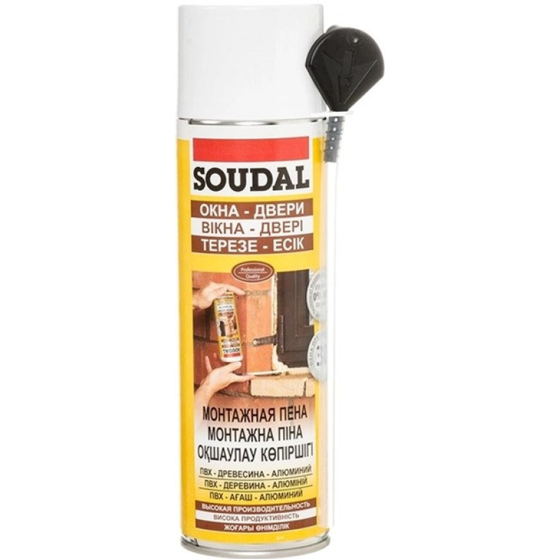 Піна монтажна ручна SOUDAL 500мл