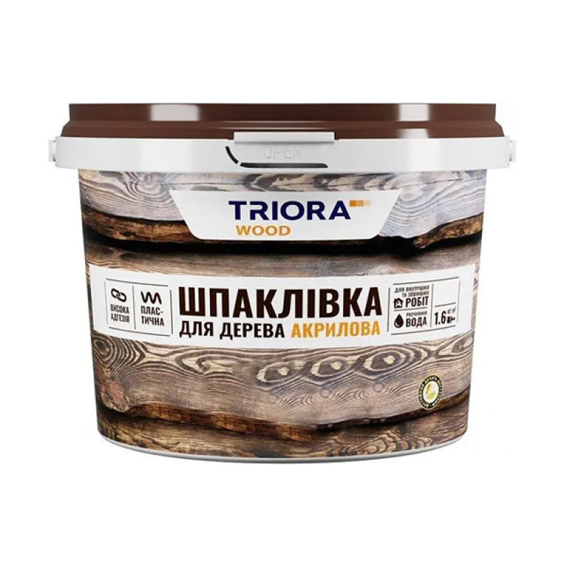 Шпаклівка 0,8кг для дерева TRIORA 8 Сосна