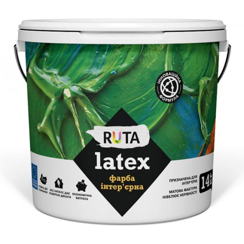 Фарба 14 кг інтер`єрна Latex RUTA