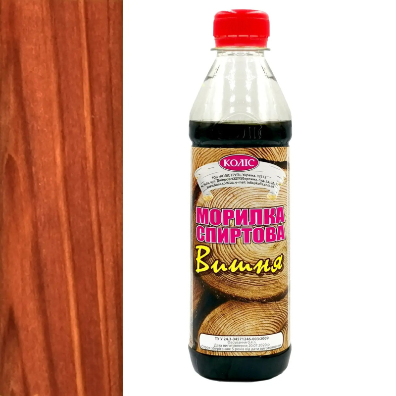 Морилка спиртова Вишня 0,4 л КОЛІС