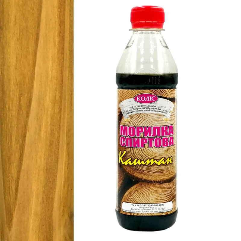 Морилка спиртова Каштан 0,4 л КОЛІС