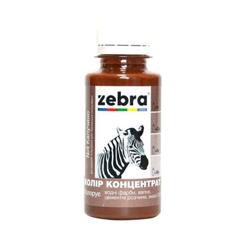 Колер концентрат ЗЕБРА 100мл 604 Капучино