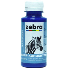 Колер концентрат ЗЕБРА 100мл 629 Небесний